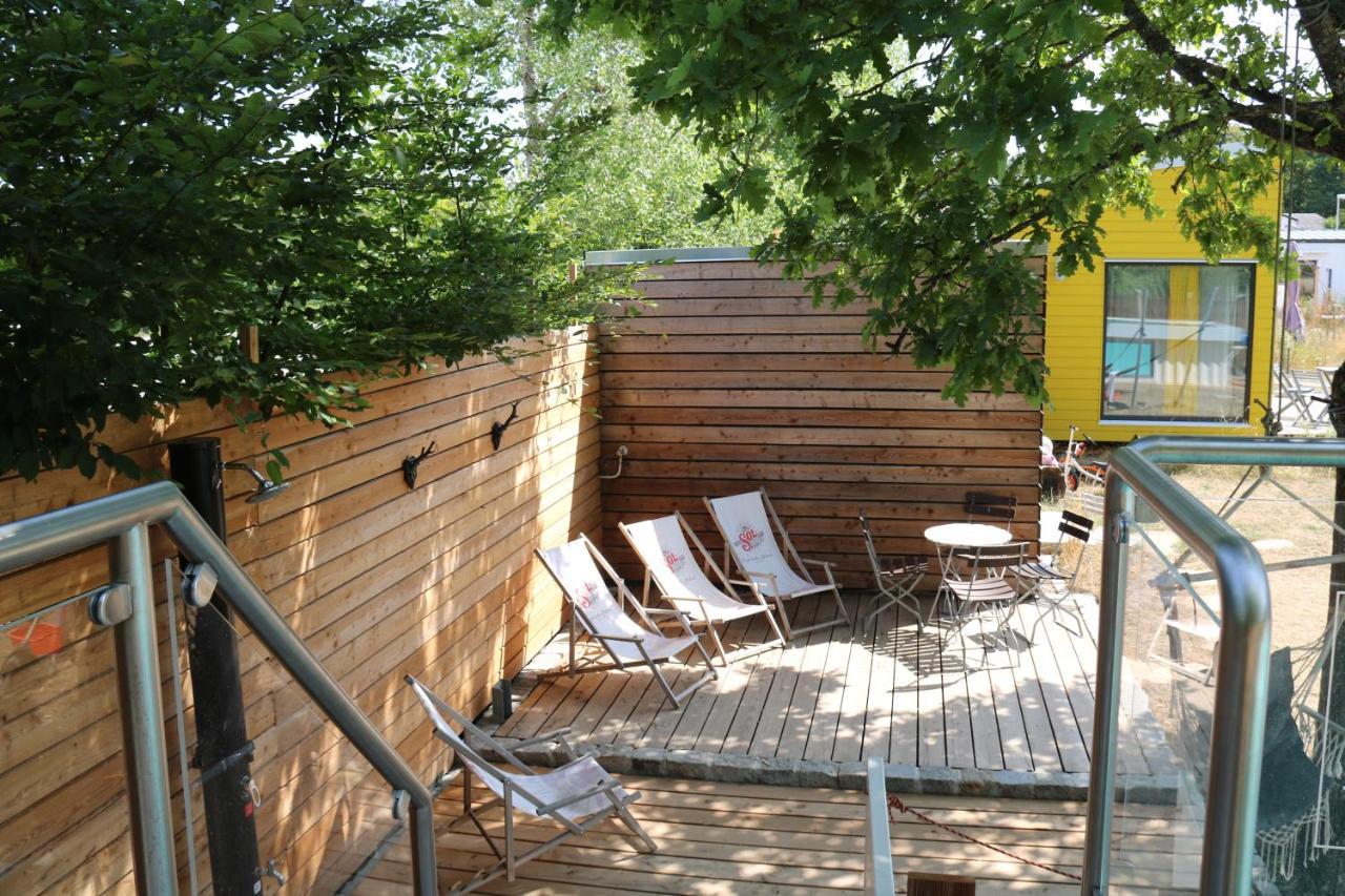 Tinylodge Am Ellertshaeuser See Stadtlauringen Buitenkant foto