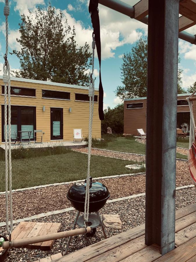 Tinylodge Am Ellertshaeuser See Stadtlauringen Buitenkant foto